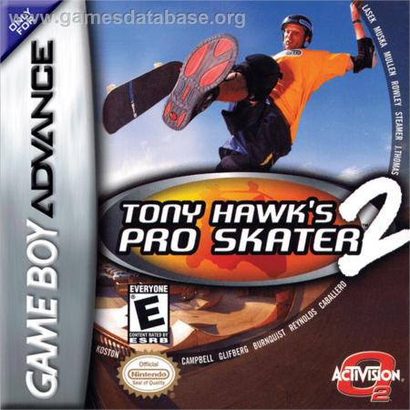 Cover Tony Hawk's Pro Skater 2 for Game Boy Advance